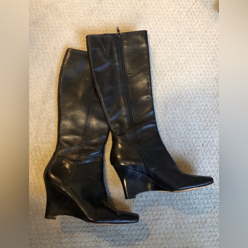 Anne Klein leather boot